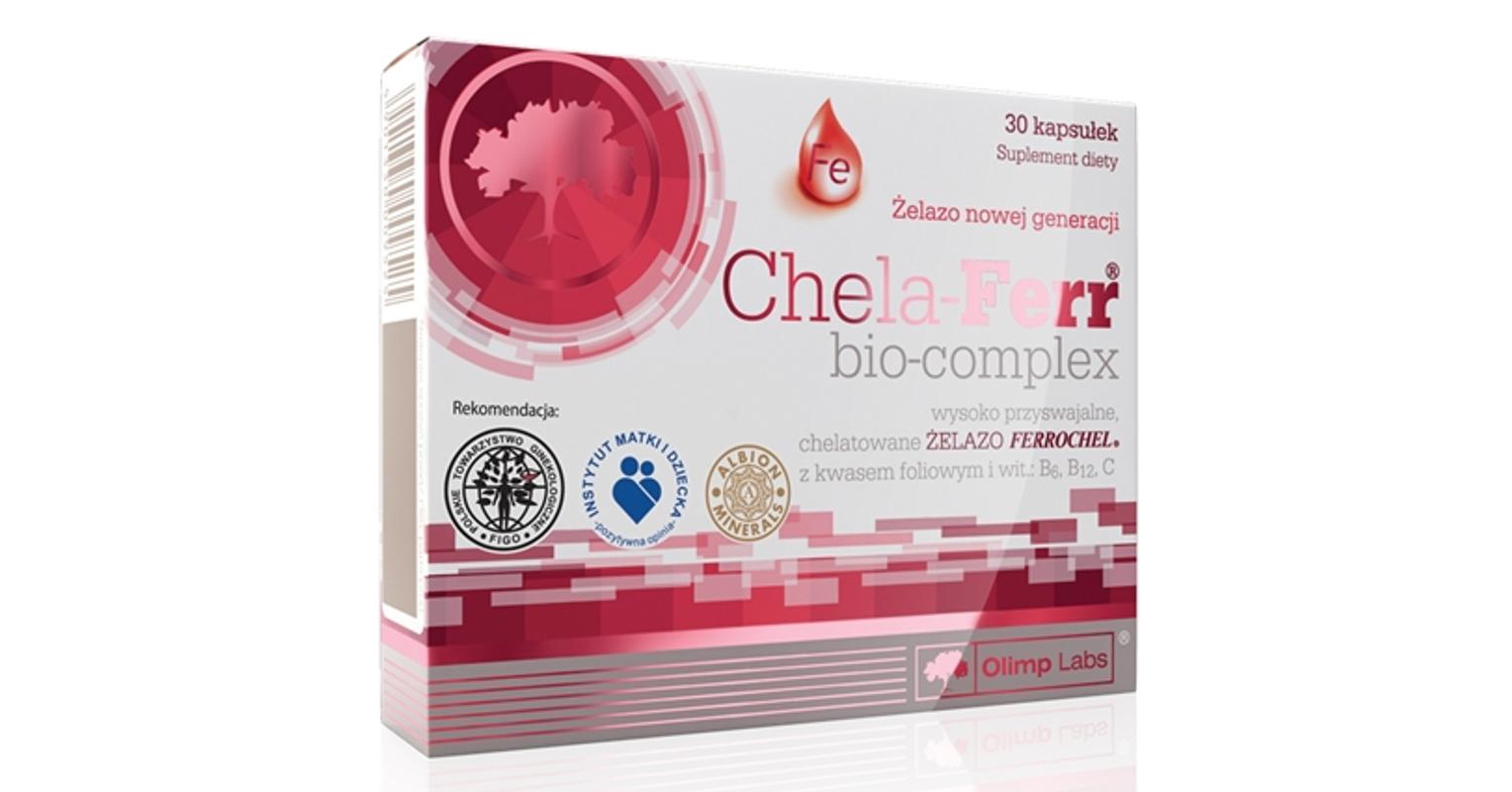 Chela-Ferr szerves vas kapszula 30db Olimp Labs