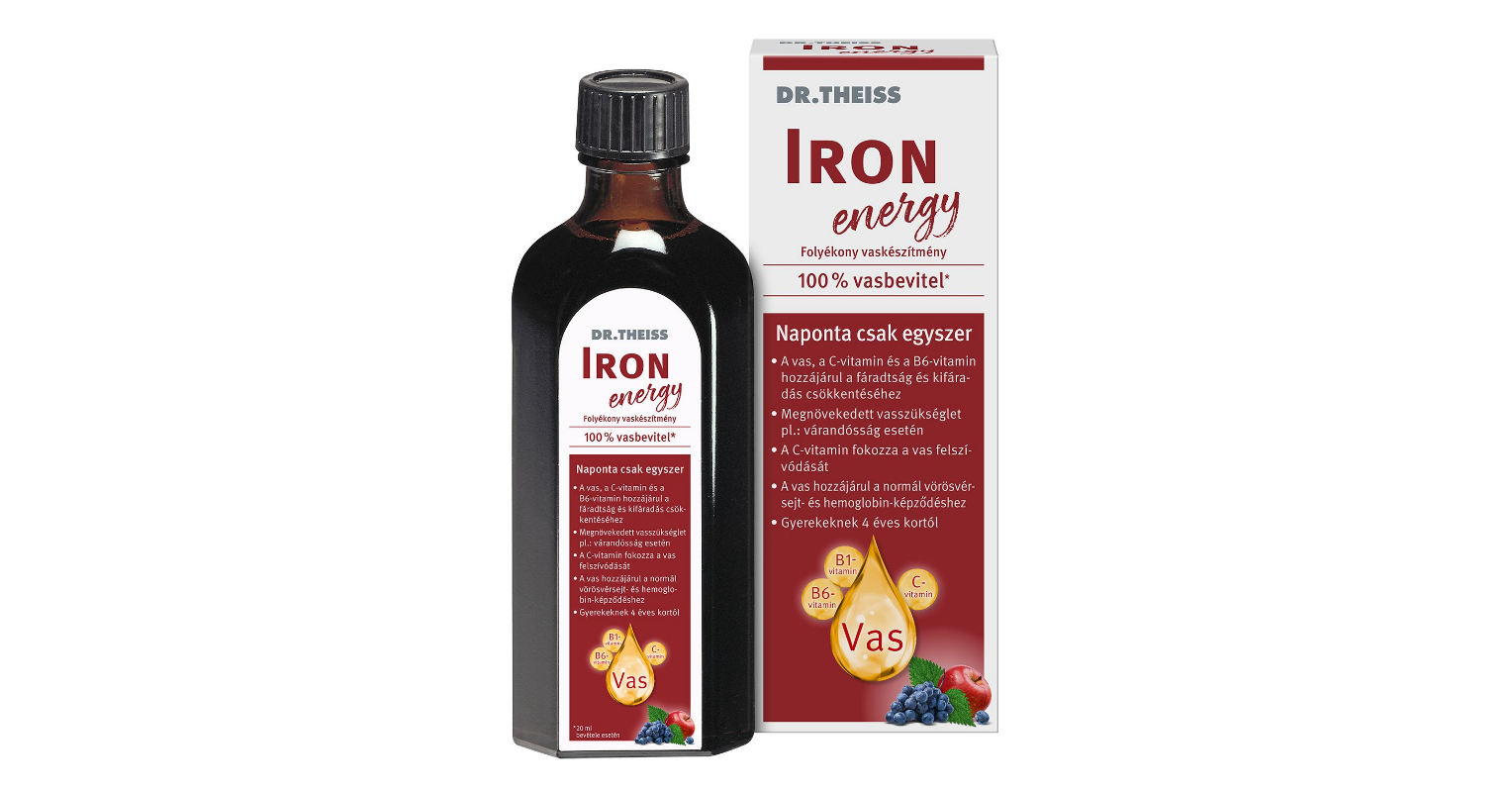 Dr. Theiss IRON energy vasszirup 250 ml
