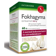 Napi1 FOKHAGYMA Extraktum kapszula 60db InterHerb Napi1 FOKHAGYMA Extraktum kapszula 60db InterHerb