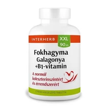 Interherb XXL FOKHAGYMA & GALAGONYA +B1-vitamin tabletta 90db Interherb XXL FOKHAGYMA & GALAGONYA +B1-vitamin tabletta 90db