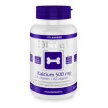 Kalcium 500 mg + D3-vitamin + K2-vitamin (70db) Bioheal