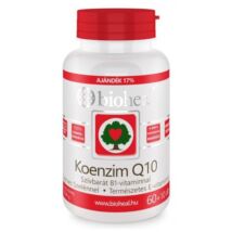 Koenzim Q10 60 mg Szelénnel E-vitaminnal és B1-vitaminnal (70db) Bioheal