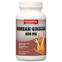 Koreai Ginseng 650 mg kapszula 60db Pharmekal Koreai Ginseng 650 mg kapszula 60db Pharmekal