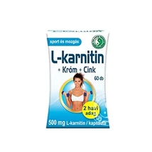 L-Karnitin +Króm +Cink Kapszula 60db Dr. Chen L-Karnitin +Króm +Cink Kapszula 60db Dr. Chen