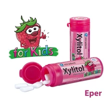 Xylitol Rágógumi for Kids Eper 30db Xylitol Rágógumi for Kids Eper 30db