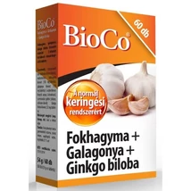 BioCo Fokhagyma + Galagonya + Ginkgo biloba 60db BioCo Fokhagyma + Galagonya + Ginkgo biloba 60db