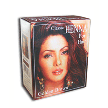 Classic Henna Aranybarna hajszínező por 100g Classic Henna Aranybarna hajszínező por 100g