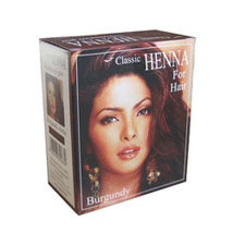 Classic Henna Burgundi vörös hajszínező por 100g Classic Henna Burgundi vörös hajszínező por 100g