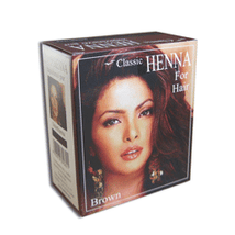 Classic Henna Sötétbarna hajszínező por 100g Classic Henna Sötétbarna hajszínező por 100g