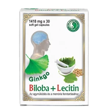 Dr.Chen Ginkgo Biloba + Lecitin kapszula 30db Dr.Chen Ginkgo Biloba + Lecitin kapszula 30db