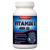 E-vitamin 400IU kapszula 100db Pharmekal E-vitamin 400IU kapszula 100db Pharmekal