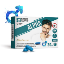 Natur Tanya® ALPHA tabletta 30db - a férfi potencia és a kirobbanó férfiasság támogatásához
