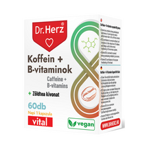 Dr. Herz Koffein + B-vitaminok kapszula 60 db