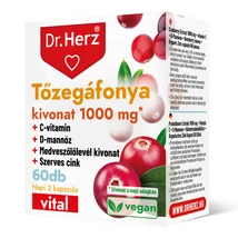 Dr. Herz Tőzegáfonya kivonat 1000 mg 60 db kapszula Dr. Herz Tőzegáfonya kivonat 1000 mg 60 db kapszula