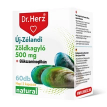Dr. Herz Zöldkagyló kivonat 500 mg 60 db kapszula Dr. Herz Zöldkagyló kivonat 500 mg 60 db kapszula