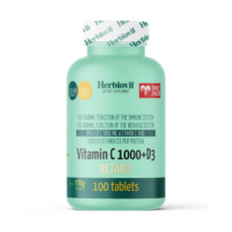 Herbiovit C-1000mg+D3-2000 NE retard tabletta 100db