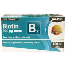 JutaVit Biotin – B7-vitamin tabletta – 100db JutaVit Biotin – B7-vitamin tabletta – 100db