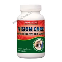 VISION CARE fekete áfonya + lutein kapszula 100db Pharmekal VISION CARE fekete áfonya + lutein kapszula 100db Pharmekal