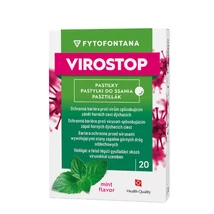 Fytofontana VIROstop Pasztilla - Menta ízben 20 db Fytofontana VIROstop Pasztilla - Menta ízben 20 db
