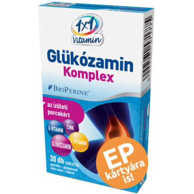 1×1 Vitamin Glükózamin komplex BioPerine®-nel filmtabletta speciális -gyógyászati célra szánt- tápszer 30db