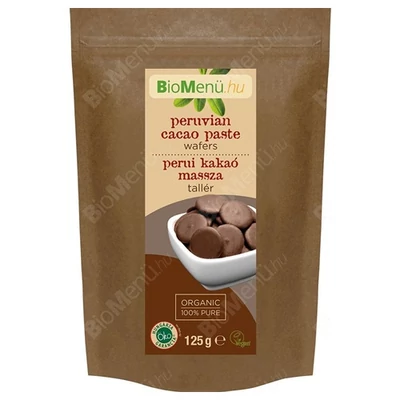 Bio BioMenü Kakaómassza tallér perui 125g