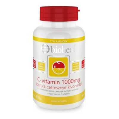 C-vitamin 1000 mg Tabletta acerola kivonattal (70db) Bioheal