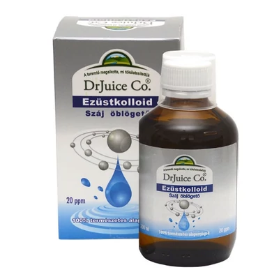 DrJuice Ezüstkolloid oldat –  száj öblögető 200ml