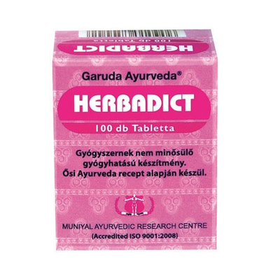 Garuda Ayurveda Herbadict Tabletta 100db