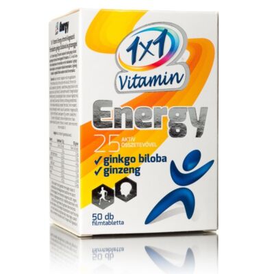 1×1 Vitamin Energy + Ginkgo biloba + ginzeng tabletta 50db