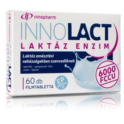 InnoPharm Innolact laktáz enzim 6000 FCCU filmtabletta 60db