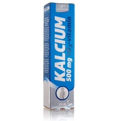InnoPharm Kalcium 500 mg + D3-vitamin pezsgőtabletta 20db