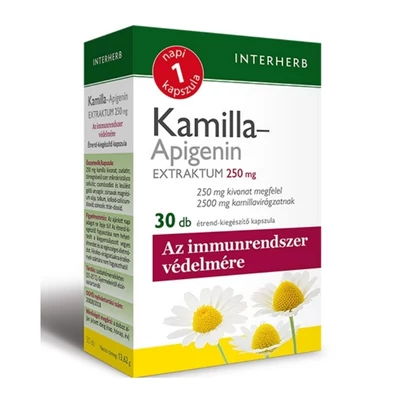 NAPI1 Kamilla- Apigenin Extraktum 250mg kapszula 30db INTERHERB