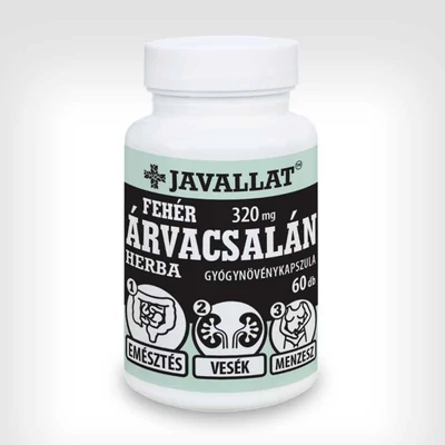 JAVALLAT FEHÉR ÁRVACSALÁN HERBA kapszula 60db