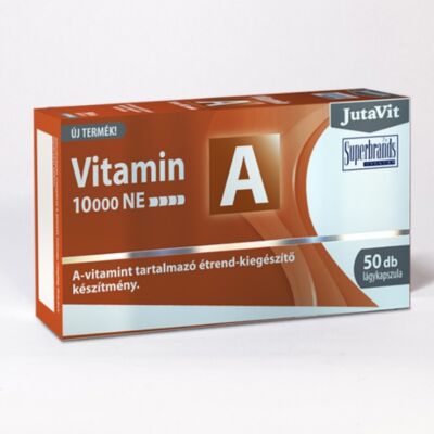 JutaVit A-vitamin 10000NE lágykapszula 50db