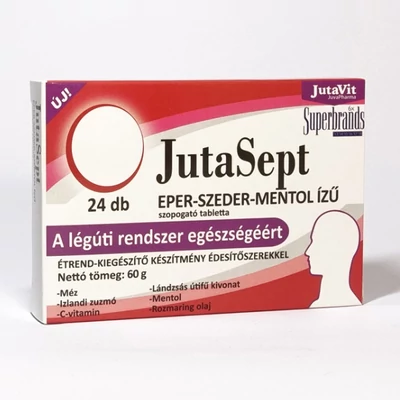 JutaVit JutaSept Eper-szeder-menthol 24db