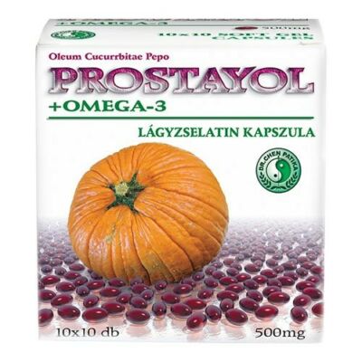 Prostayol tökmagolaj+Omega-3 kapszula 100db Dr. Chen