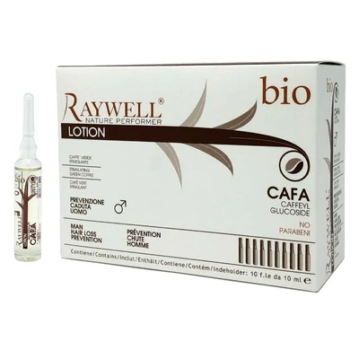 Raywell BIO CAFA – Hajnövesztő és Hajhullás elleni ampulla, Férfiaknak 10 db