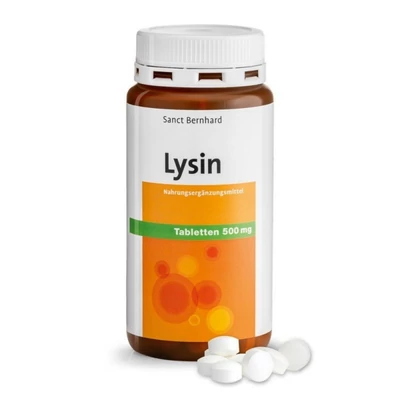 Sanct Bernhard Lysine (lizin) 500mg tabletta 180 db