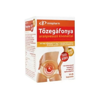 Tőzegáfonya Aranyvessző kivonattal Kapszula 50db InnoPharm