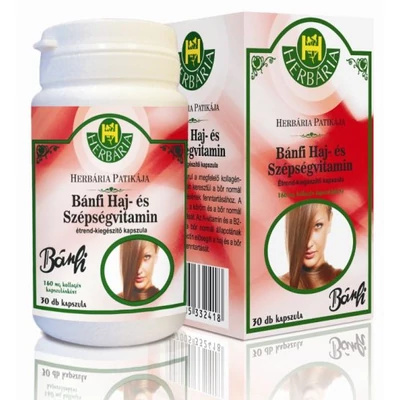 Bánfi Haj- és Szépségvitamin kapszula 30db Herbária