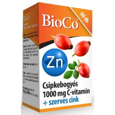 BioCo Csipkebogyós C-vitamin 1000mg + szerves cink 60db