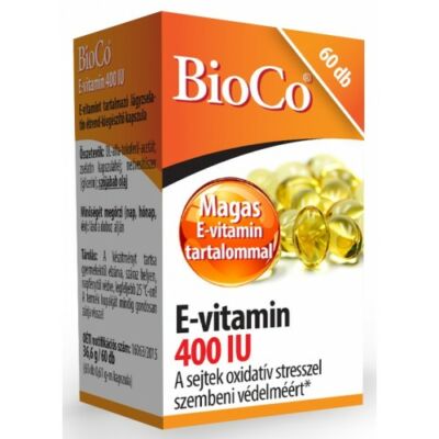 BioCo E-vitamin kapszula 400 IU 60db
