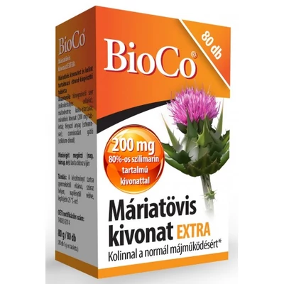 BioCo Máriatövis kivonat EXTRA 80db