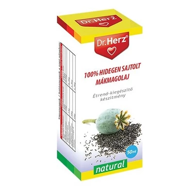 Dr. Herz Mákolaj 100% hidegen sajtolt 50ml