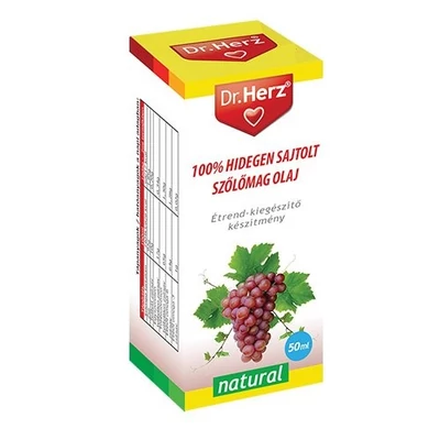 Dr. Herz Szőlőmag olaj 100% hidegen sajtolt 50ml