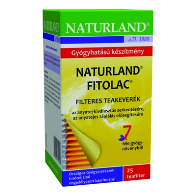 Fitolac tea filteres 25x1,5g Naturland