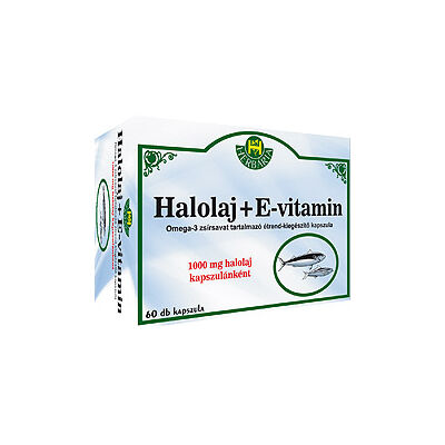 Halolaj + E-vitamin kapszula 60db Herbária