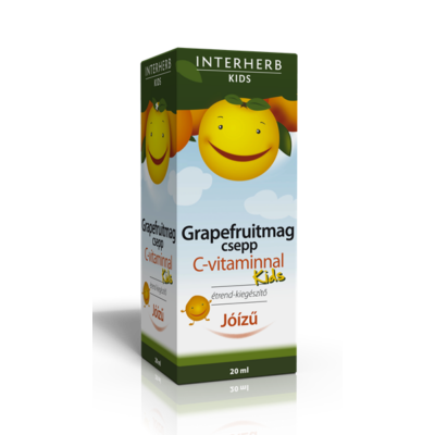 Interherb GRAPEFRUITMAG csepp KIDS C-vitaminnal 20ml