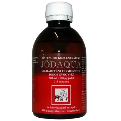 Jódaqua jódos gyógyvíz 200 ml