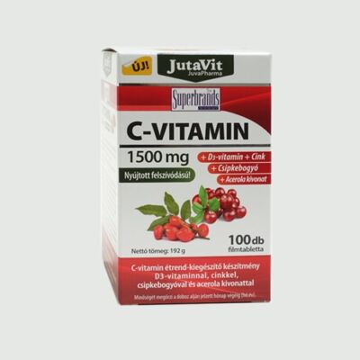 JutaVit C-Vitamin 1500mg komplex tabletta 100db